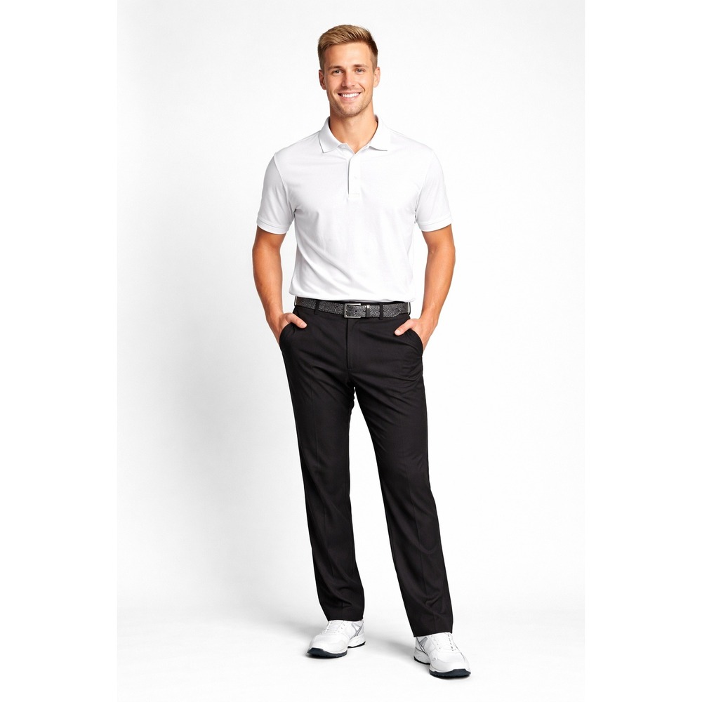 NWT FootJoy Mens Performance Golf Pants Black 24101 W35 L32 Stretch